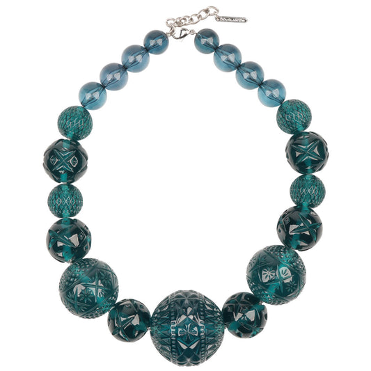 Sphere Collar Necklace Indigo