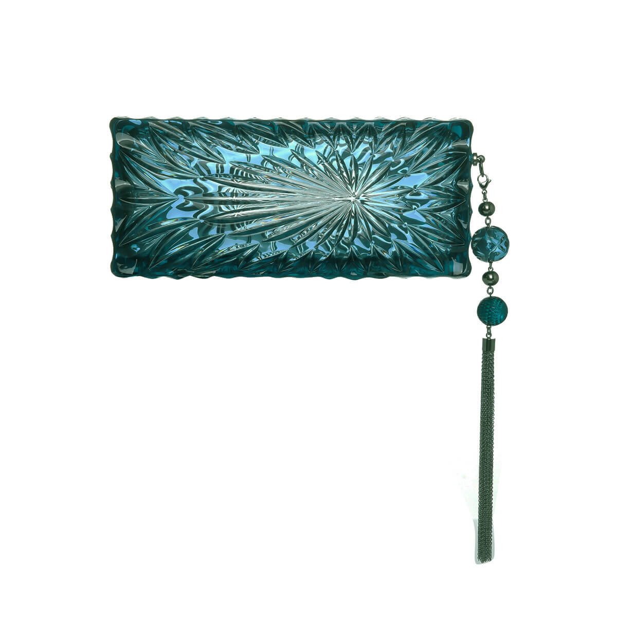 LOW STOCK Long Rectangle Clutch Indigo