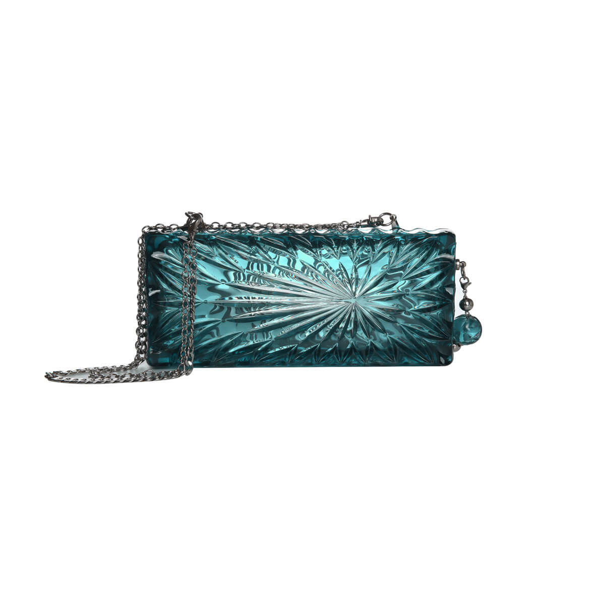 LOW STOCK Long Rectangle Clutch Indigo