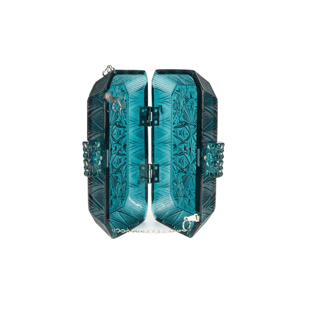 BESTSELLER Wide Octagon Clutch Indigo