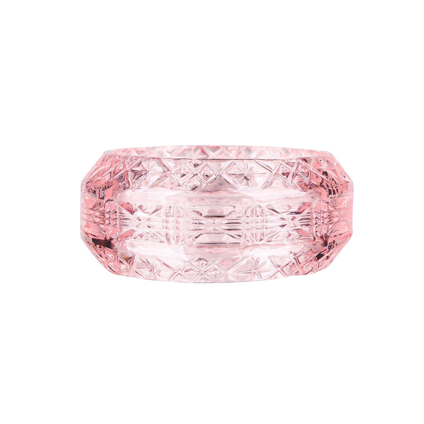 LOW STOCK Wide Edged Bangle Rosé