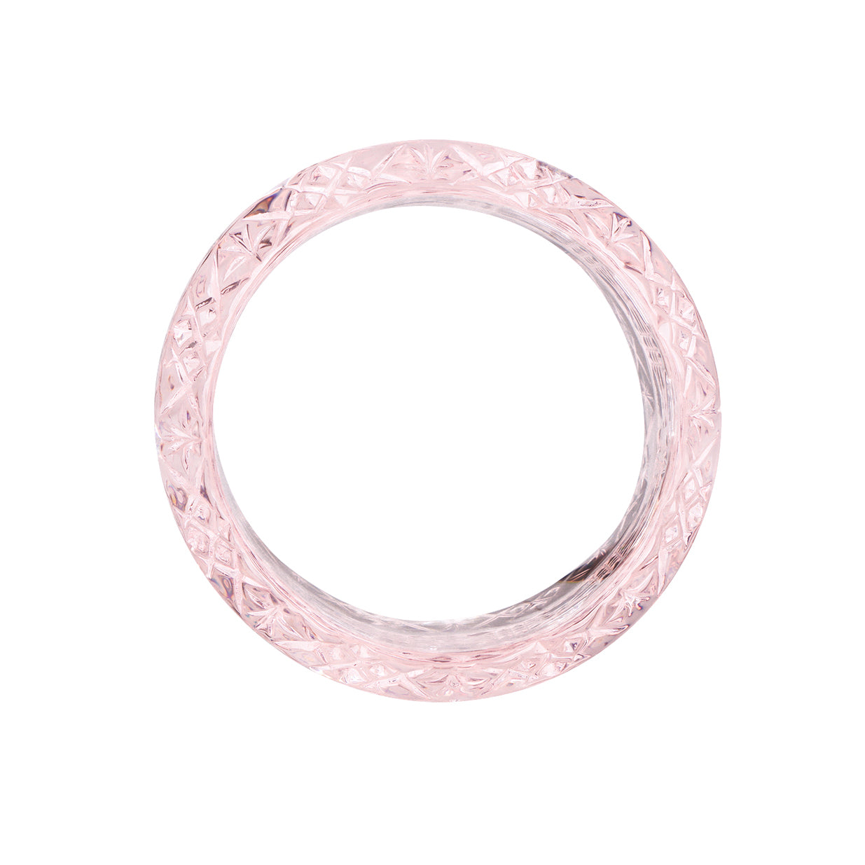 LOW STOCK Wide Edged Bangle Rosé