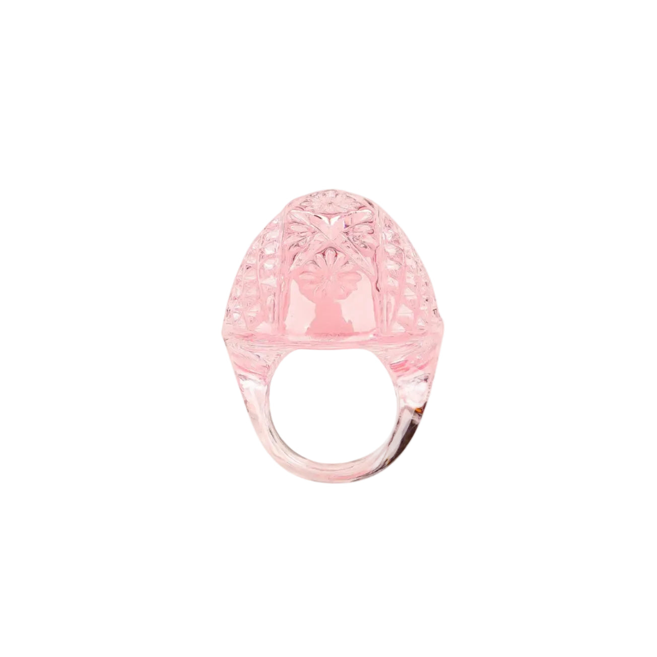 Etched Oval Ring Rosé