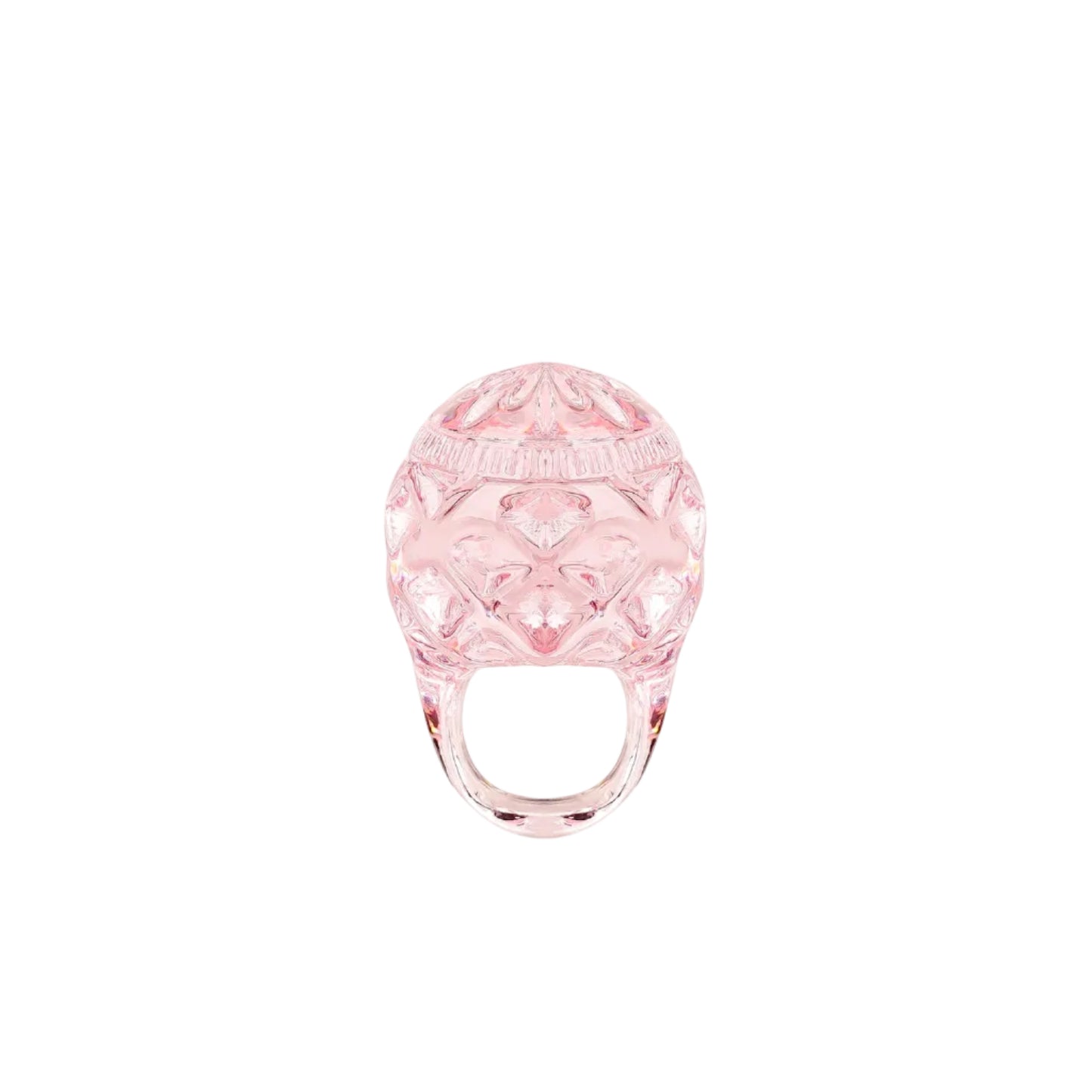 Hand Carved Large Dome Ring Rosé