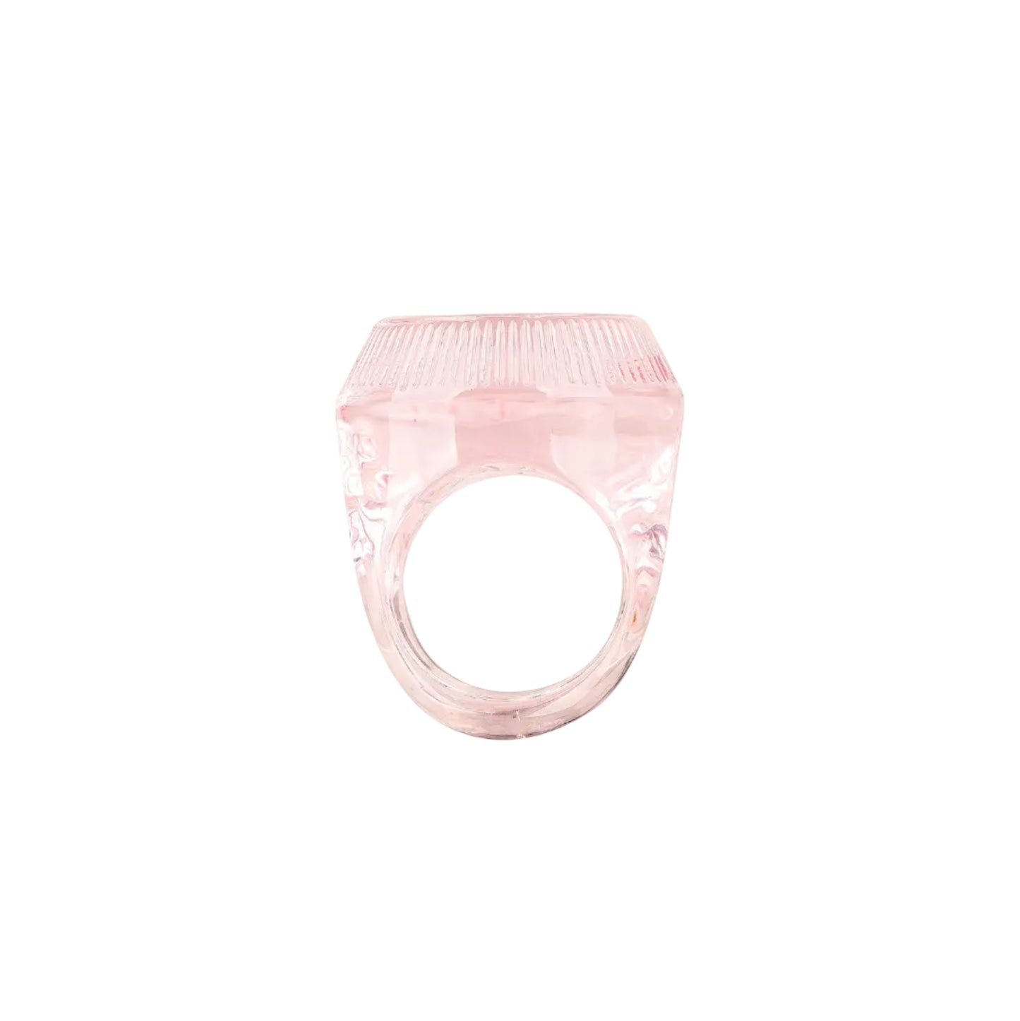 Hand Carved Bottlestop Ring Rosé