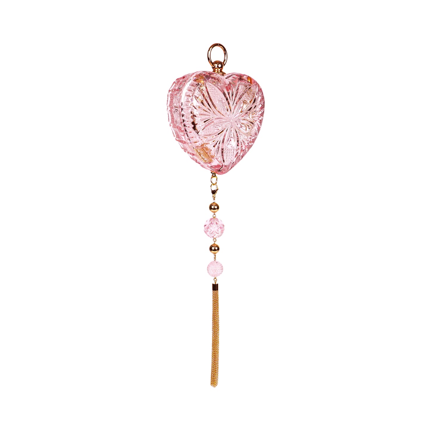 LOW STOCK Amour Heart Clutch Rosé