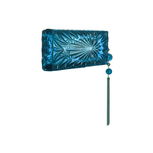 Long Rectangle Clutch Classic Blue