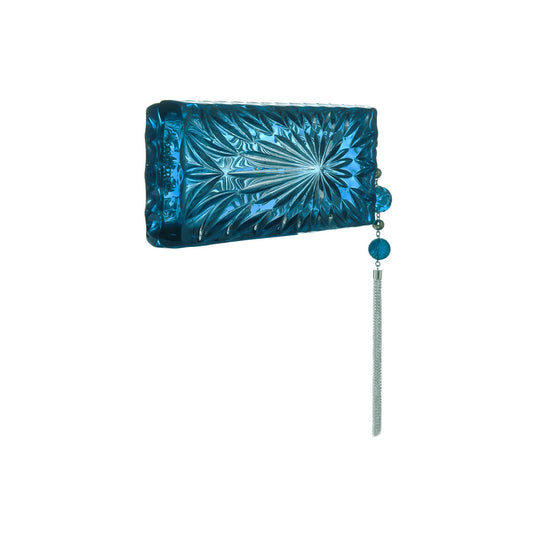 Long Rectangle Clutch Classic Blue