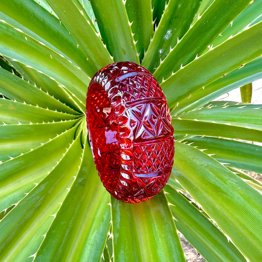Frosted Bangle Burgundy