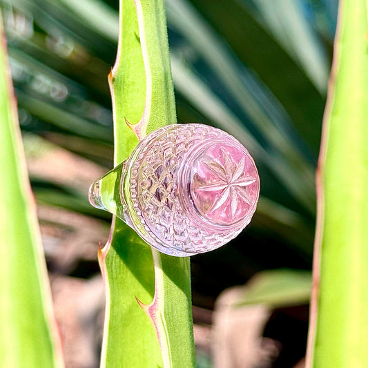 Etched Dome Ring Rosé