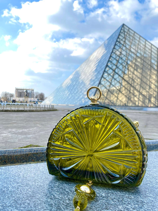 RESTOCKED Sunburst Fan Clutch Olive