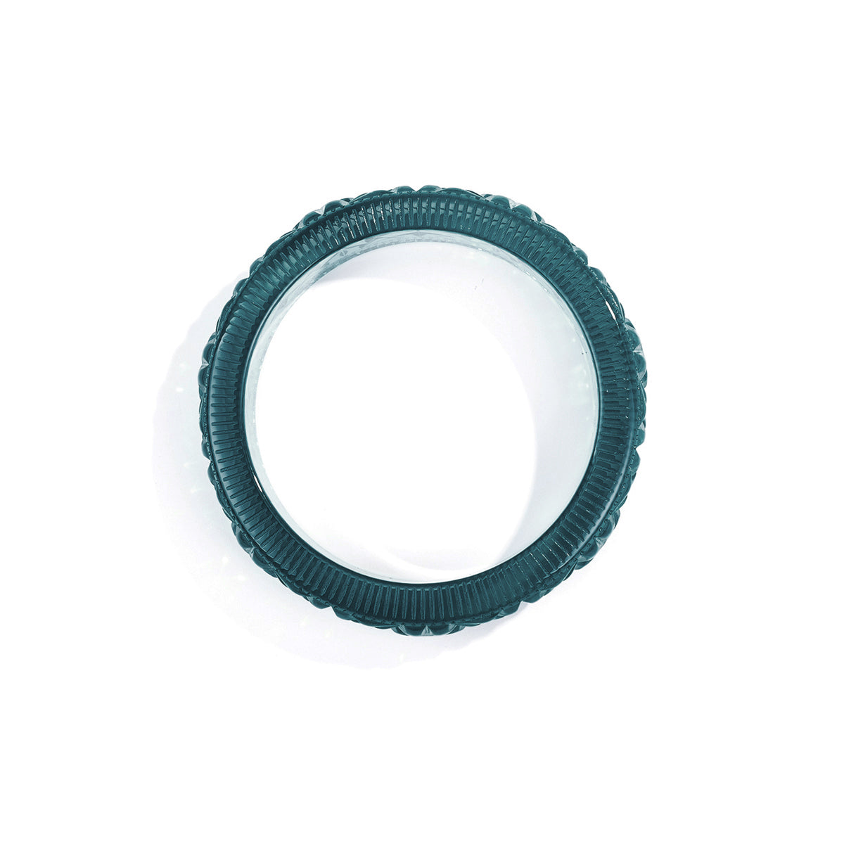 Faceted Bangle Indigo