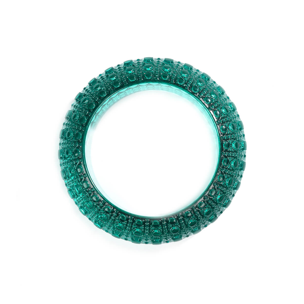 Wide Bubble Bangle Turquoise