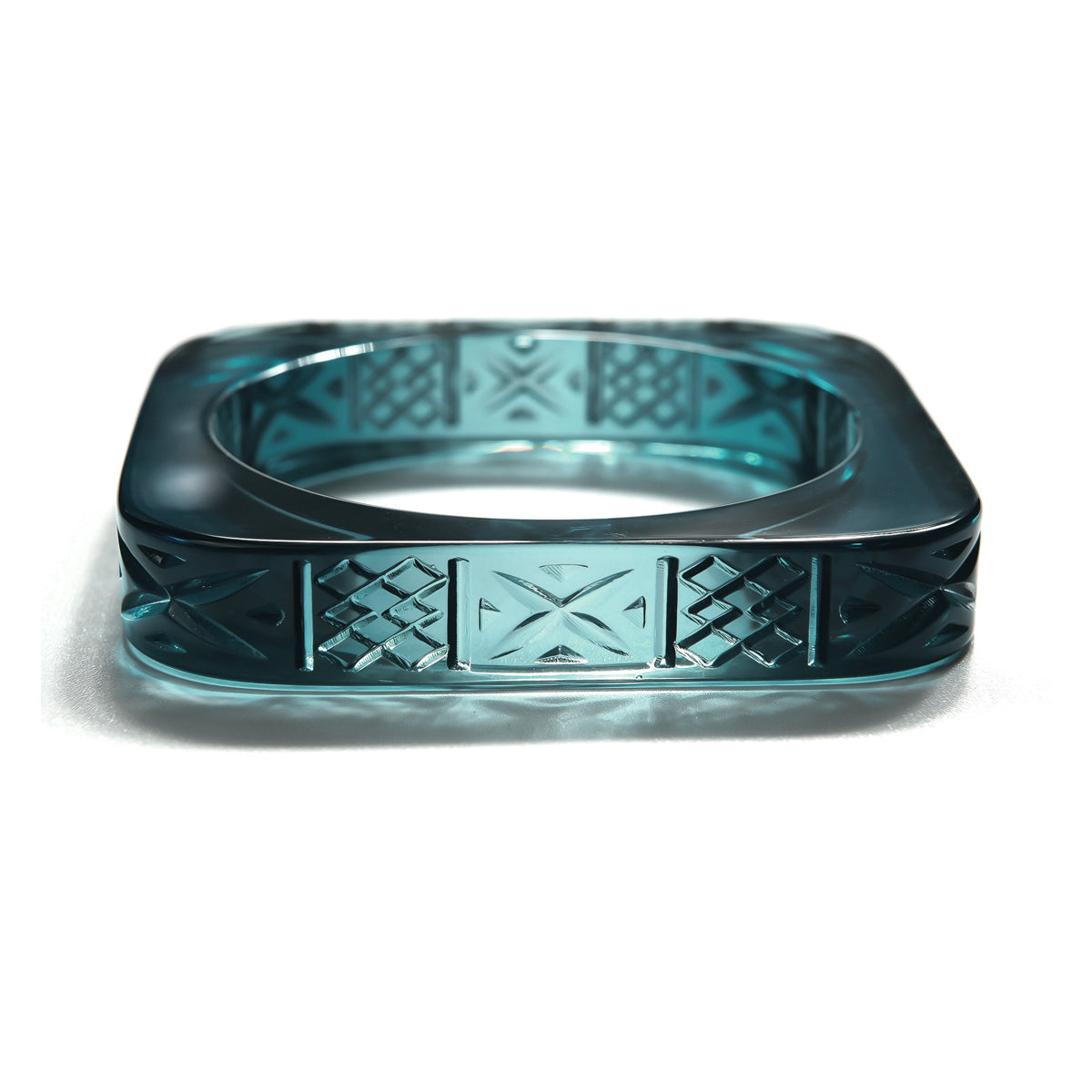 Slim Square Bangle Indigo