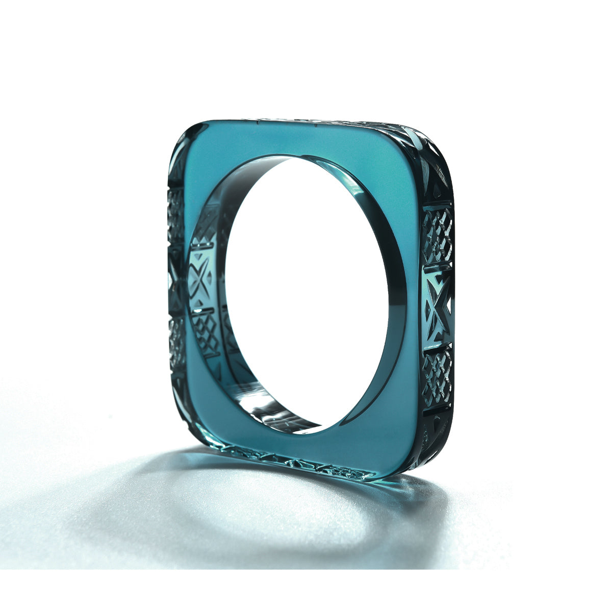 Slim Square Bangle Indigo
