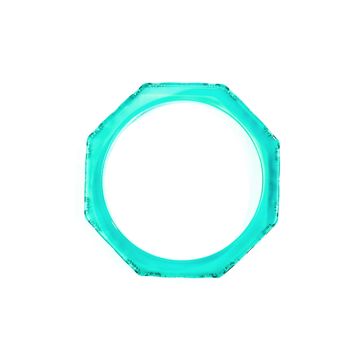 Slim Octagon Bangle Turquoise