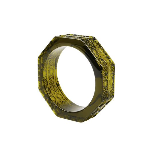 Octagon Bangle Olive
