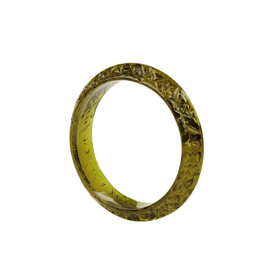 Round Edged Bangle Olive