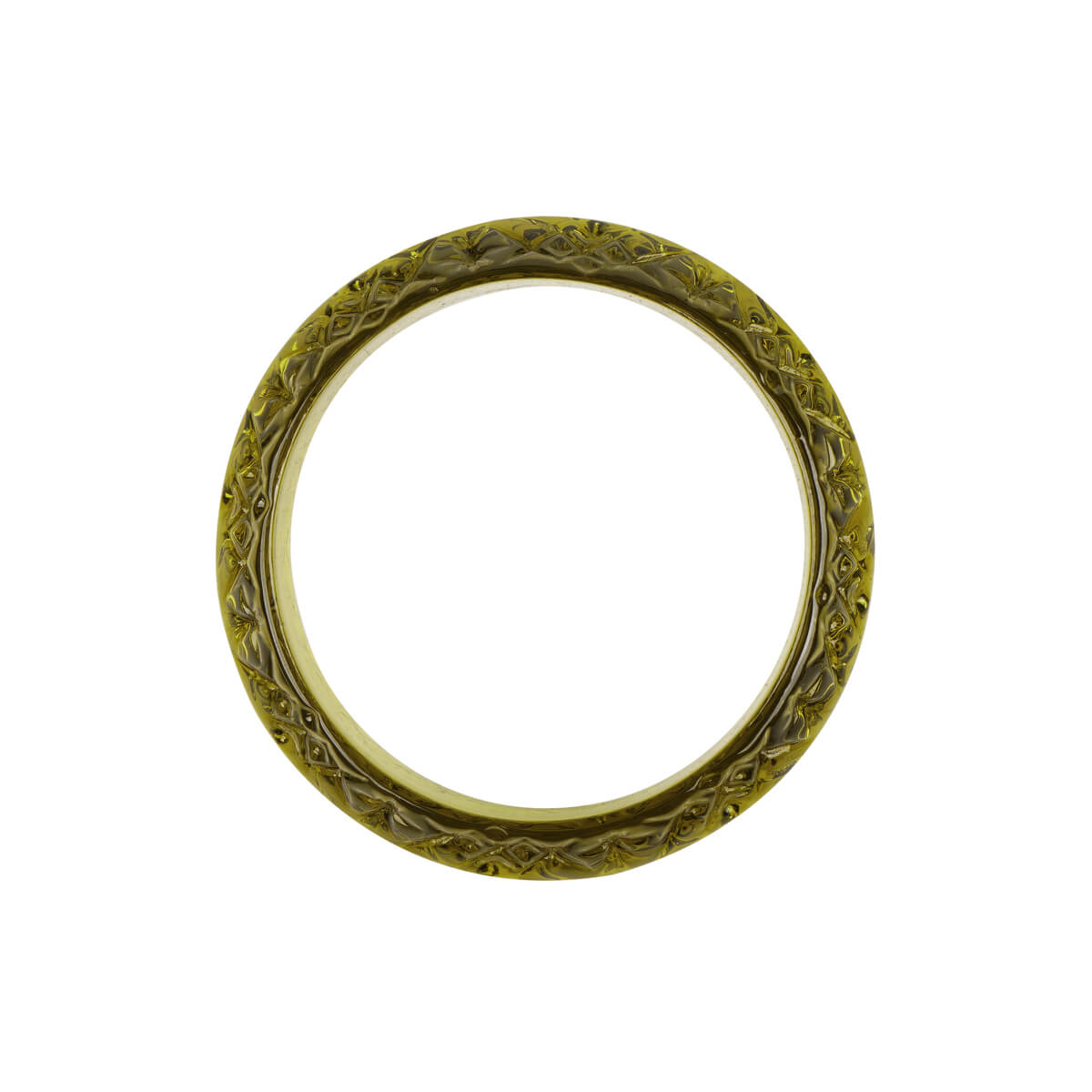 Round Edged Bangle Olive