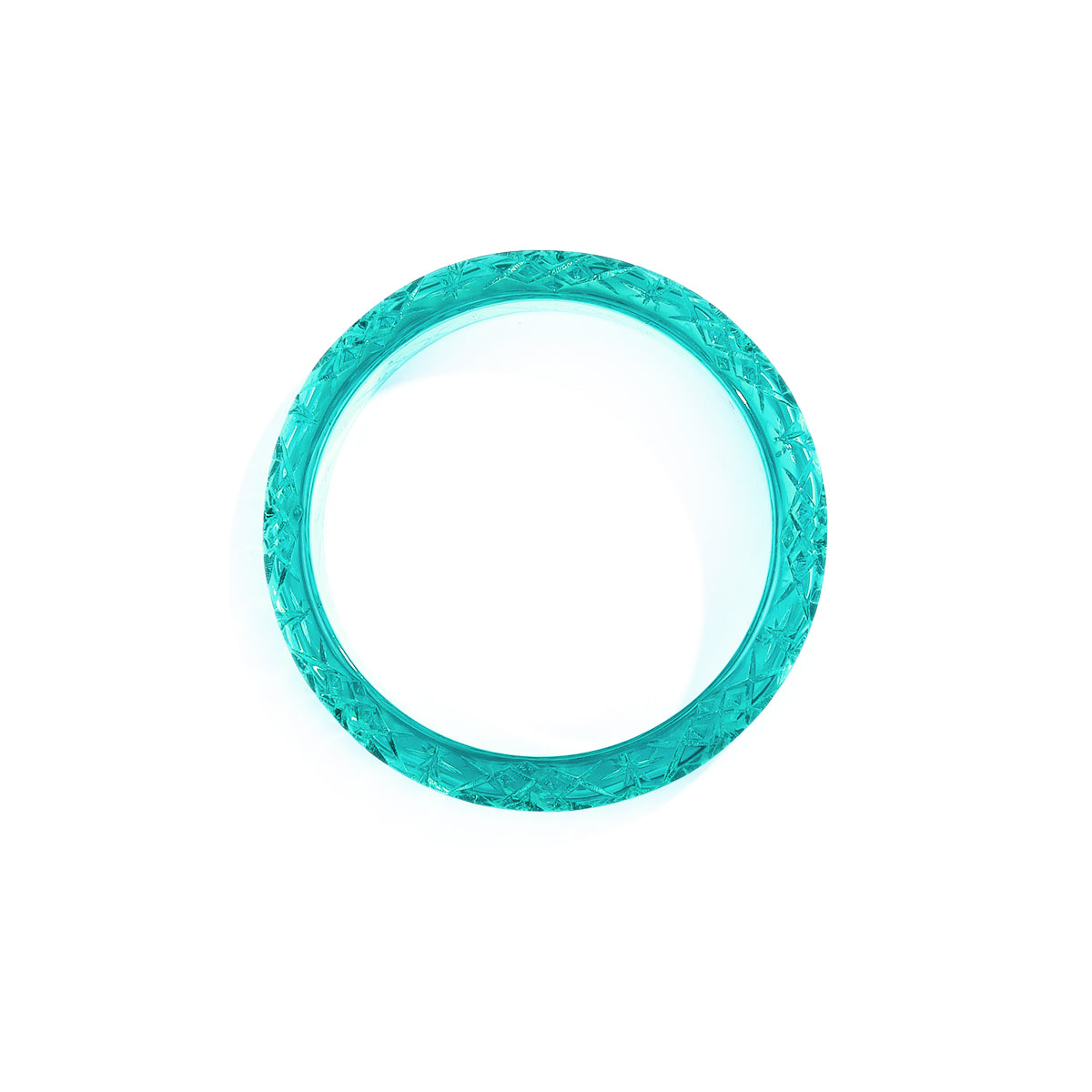 Round Edged Bangle Turquoise