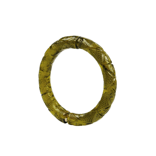 Etched Magnetic Cuff Olive