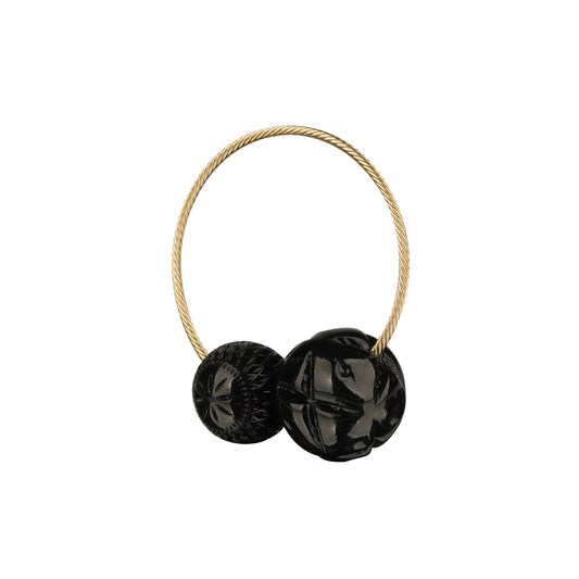 Dual Ball Cuff Black