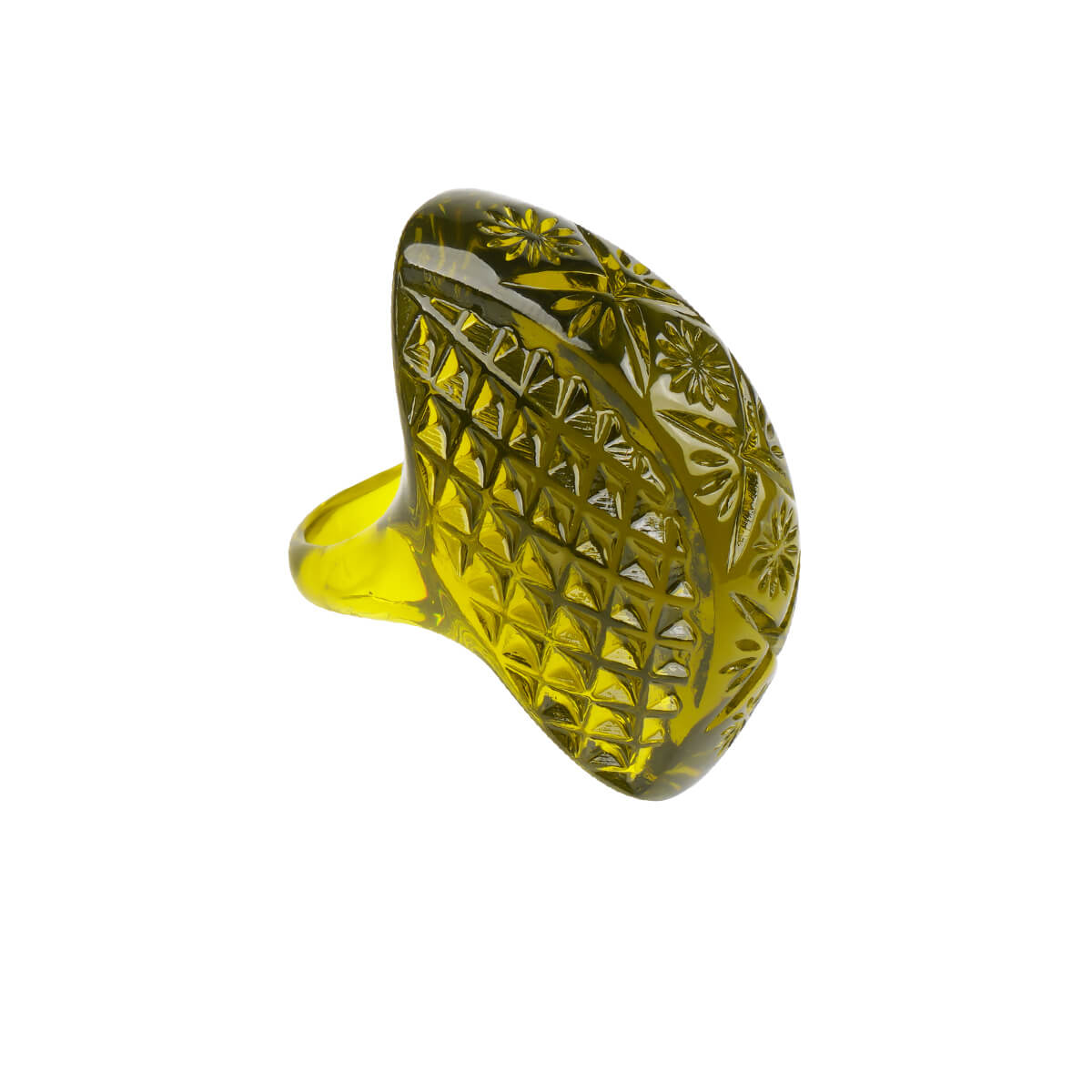Oval Ring Olive