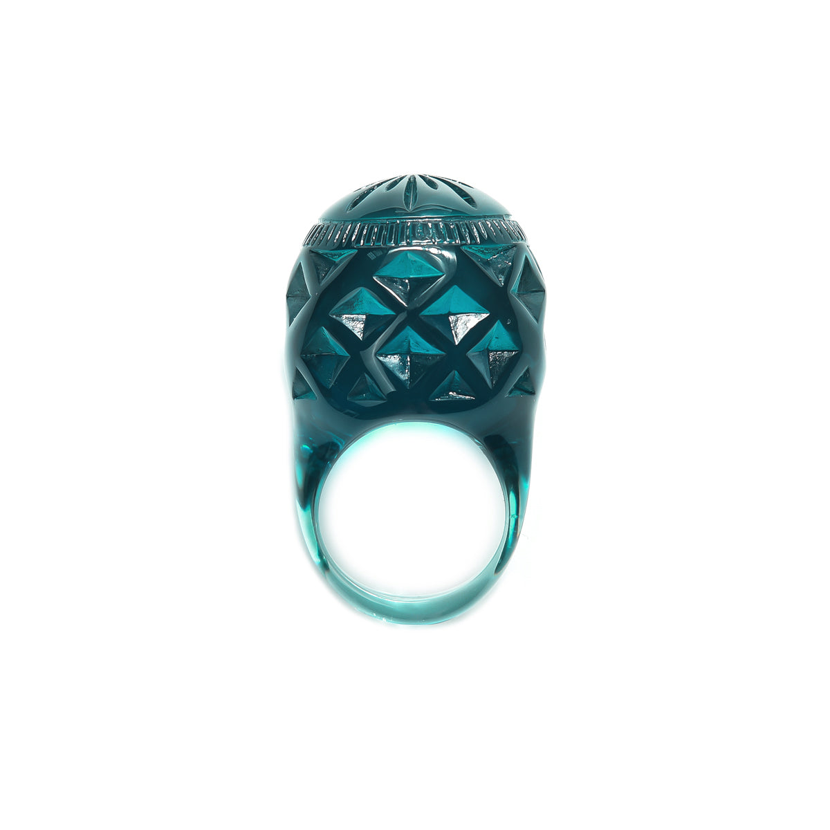 Large Dome Ring Indigo