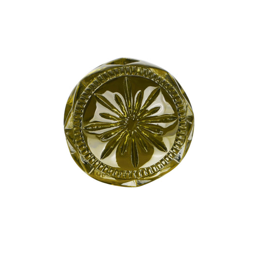 LOW STOCK Large Dome Ring Olive