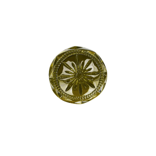 LOW STOCK Large Dome Ring Olive