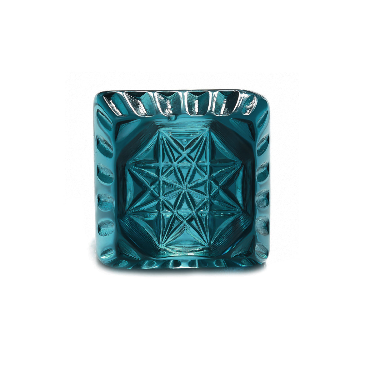 Etched Square Ring Indigo