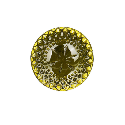 Etched Circle Ring Olive