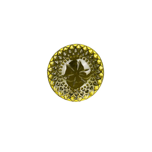 Etched Circle Ring Olive