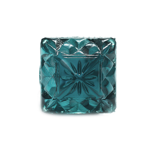 Carved Square Ring Indigo