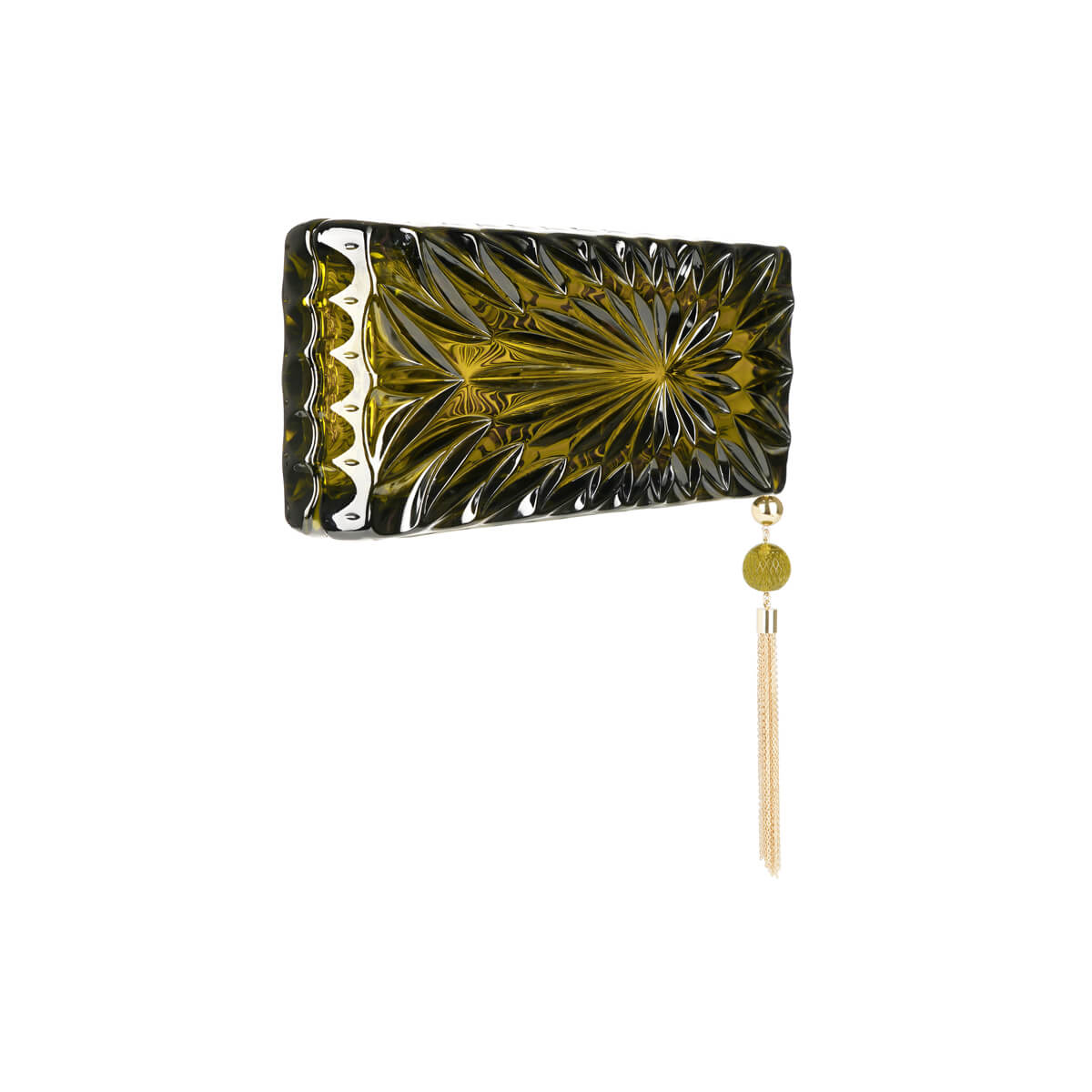 BESTSELLER Long Rectangle Clutch Olive