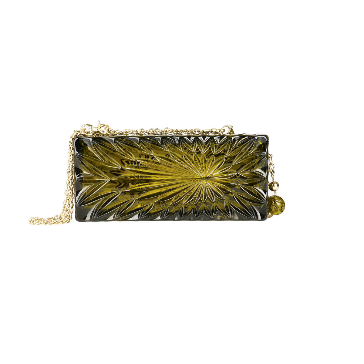 BESTSELLER Long Rectangle Clutch Olive