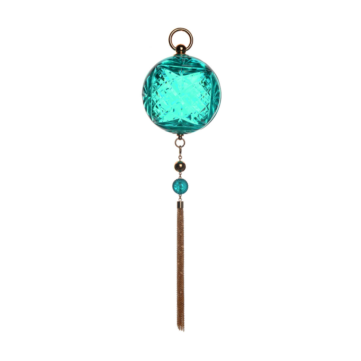 60% OFF Hand Carved Mini Clutch Turquoise