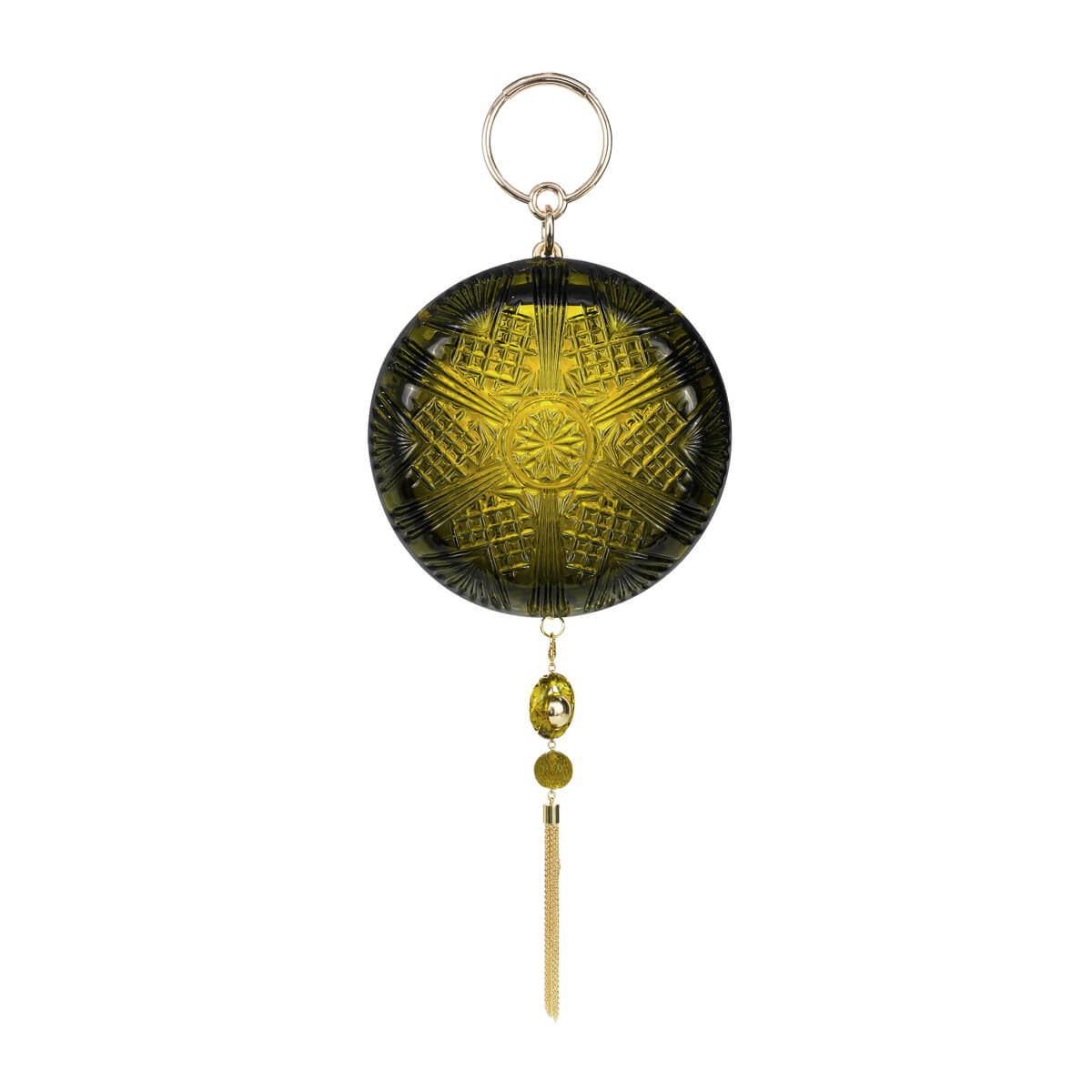 Large Halo Clutch Olive