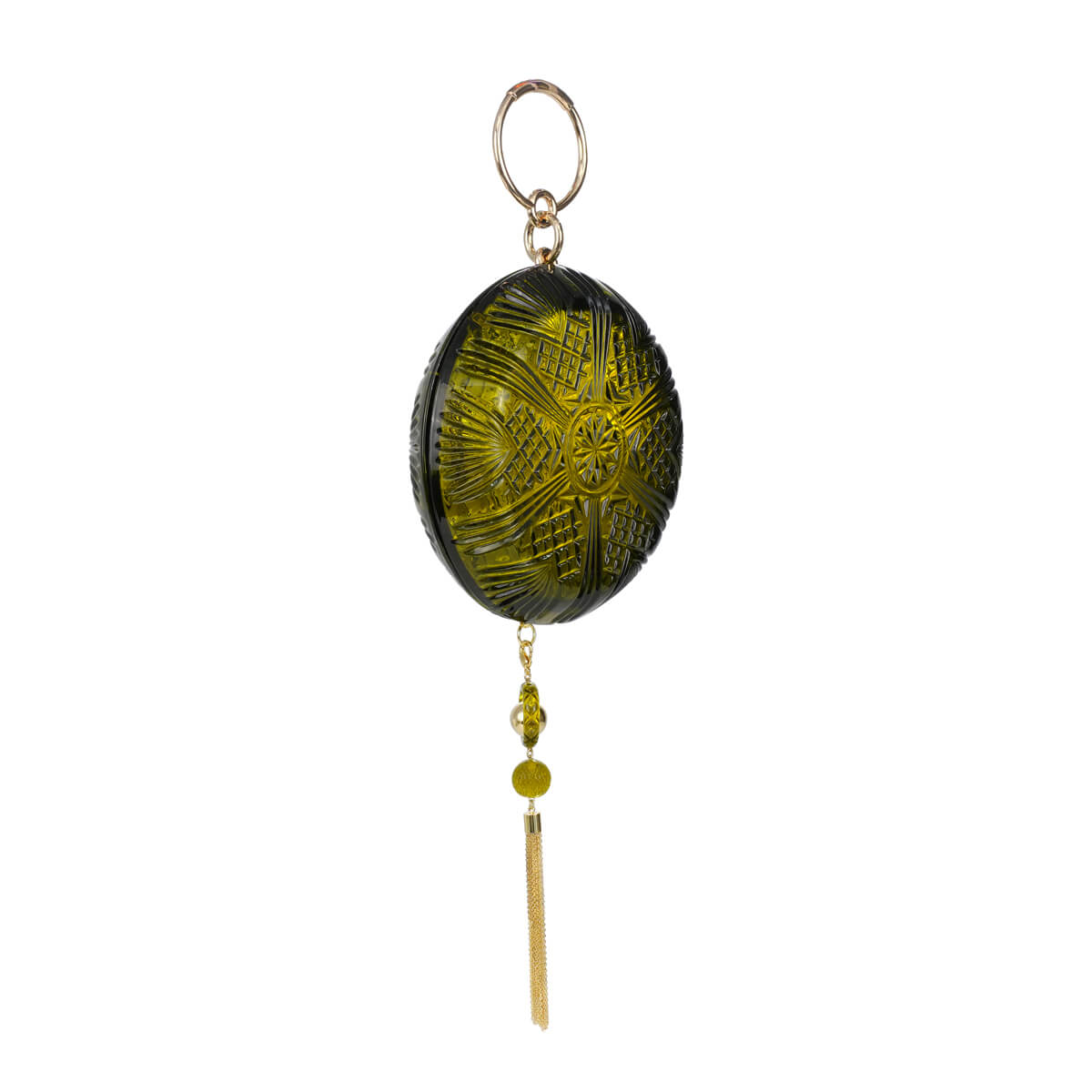 Large Halo Clutch Olive