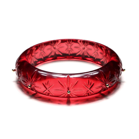 douglaspoon hand carved resin bangle