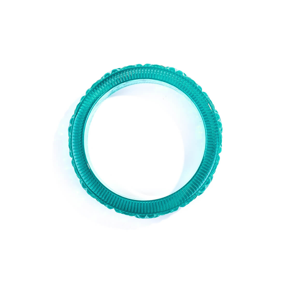 40% OFF Faceted Bangle Turquoise