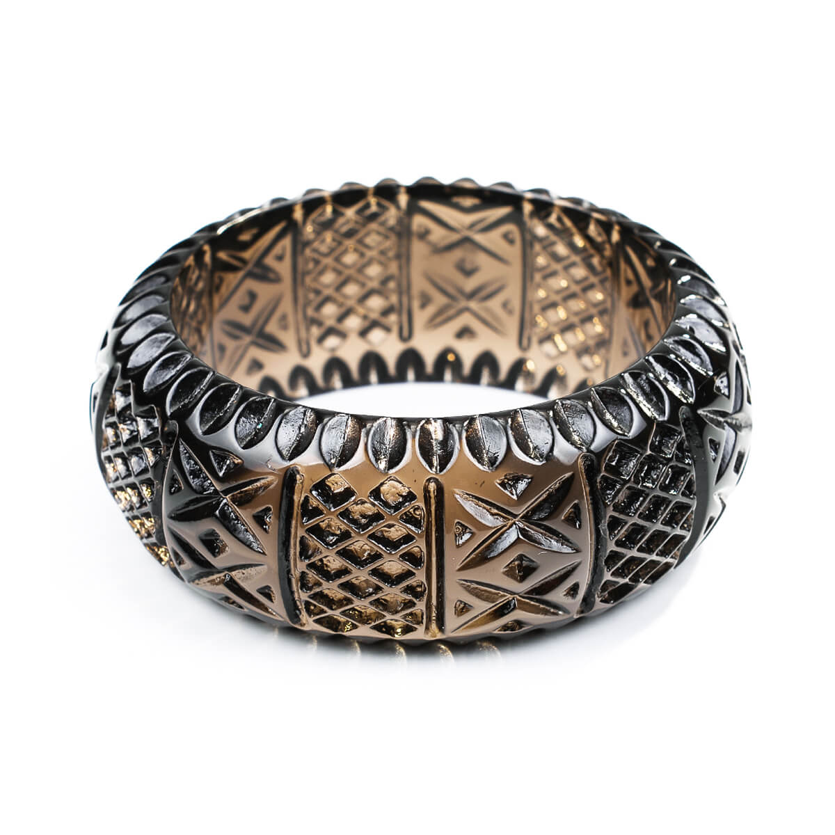Frosted Bangle Dark Grey