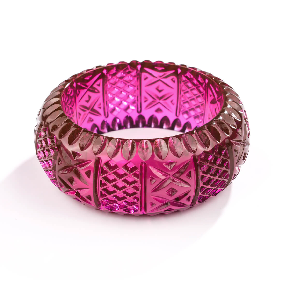 Frosted Bangle Deep Purple