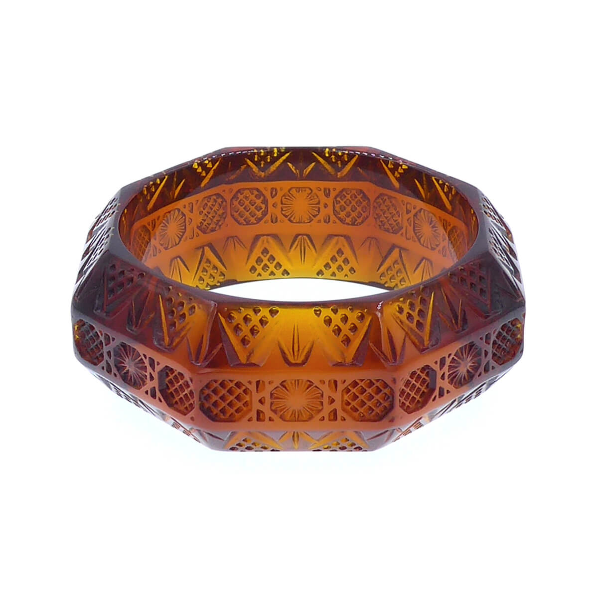 douglaspoon hand carved resin bangle