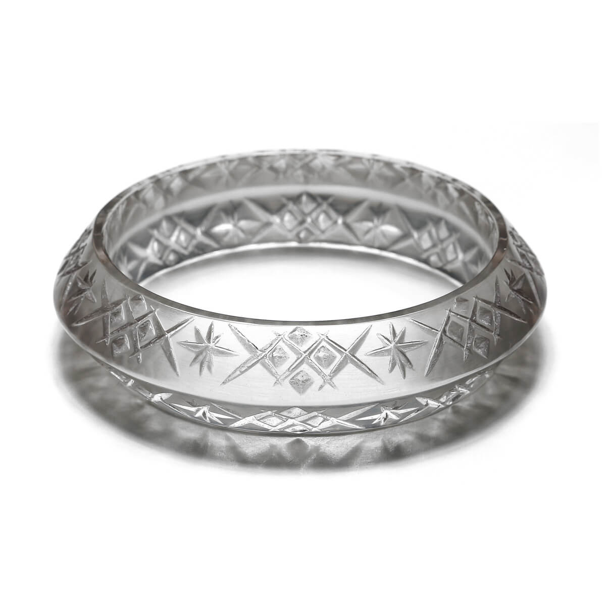 40% OFF Round Edged Bangle Light Grey