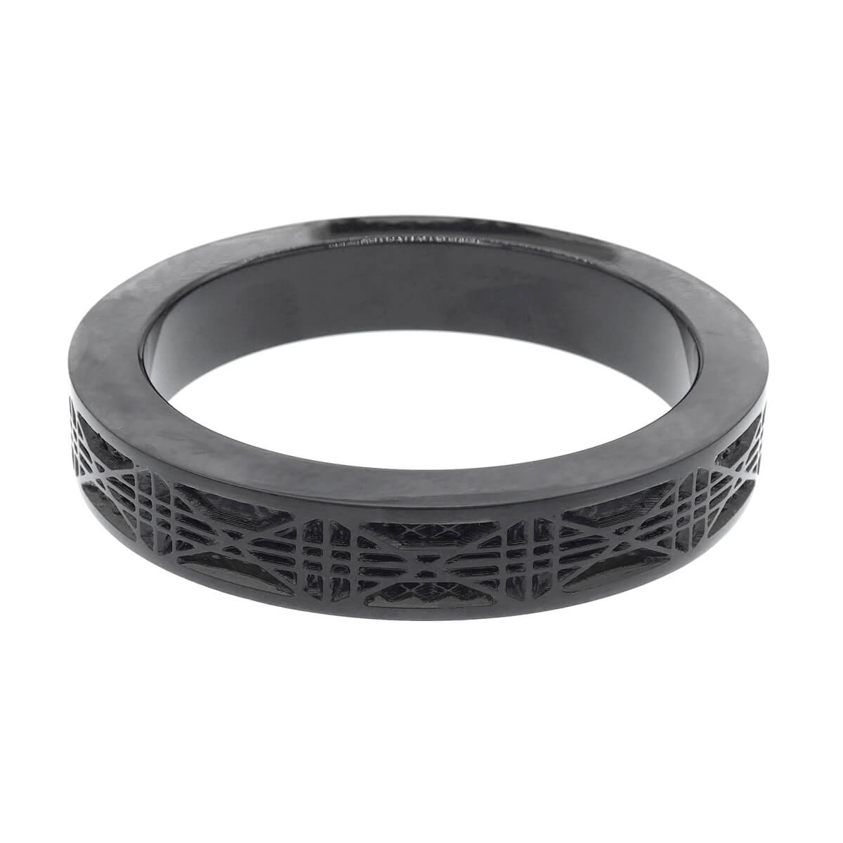 douglaspoon hand carved resin bangle