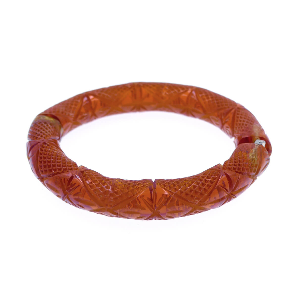 Etched Magnetic Cuff Amber