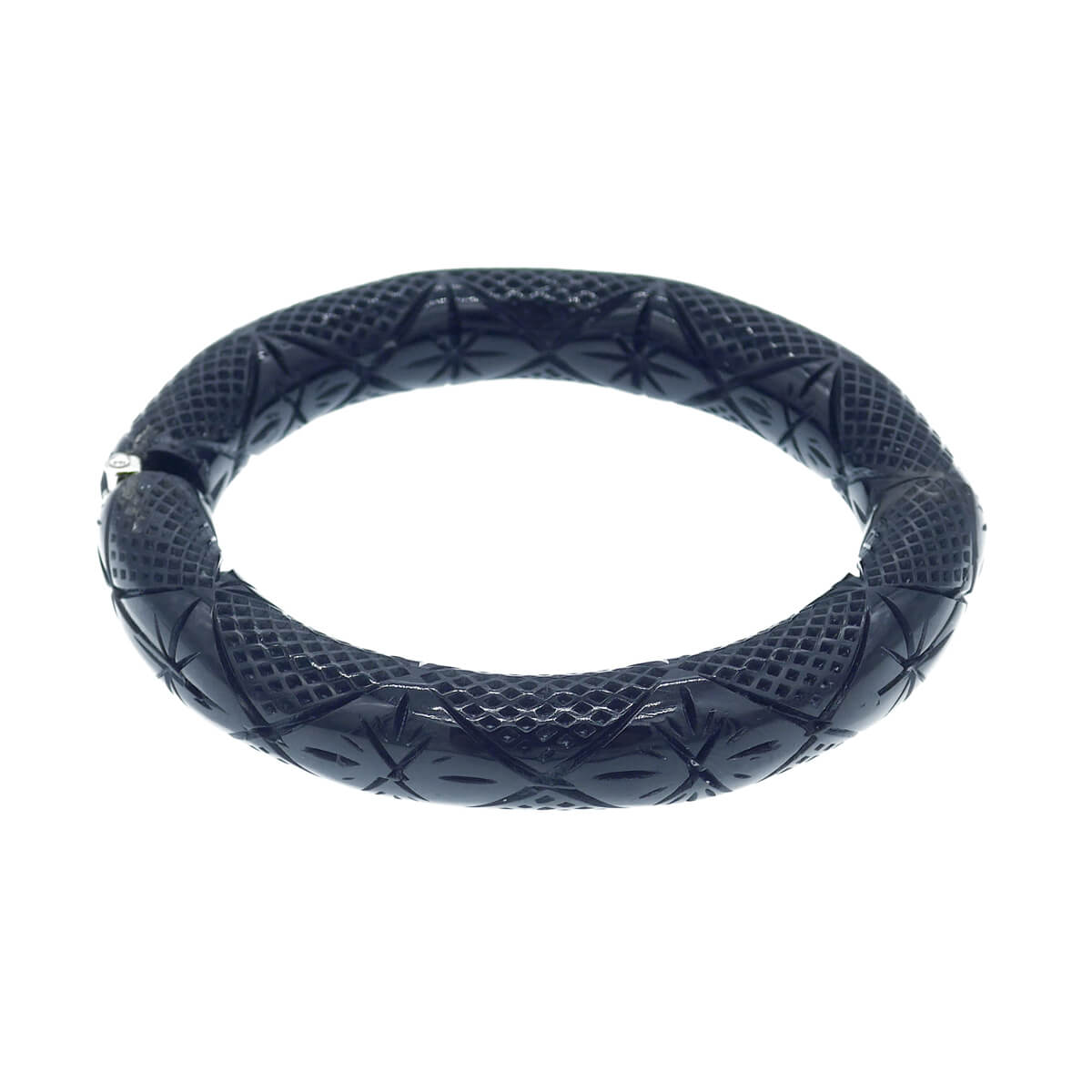 douglaspoon hand carved resin bangle