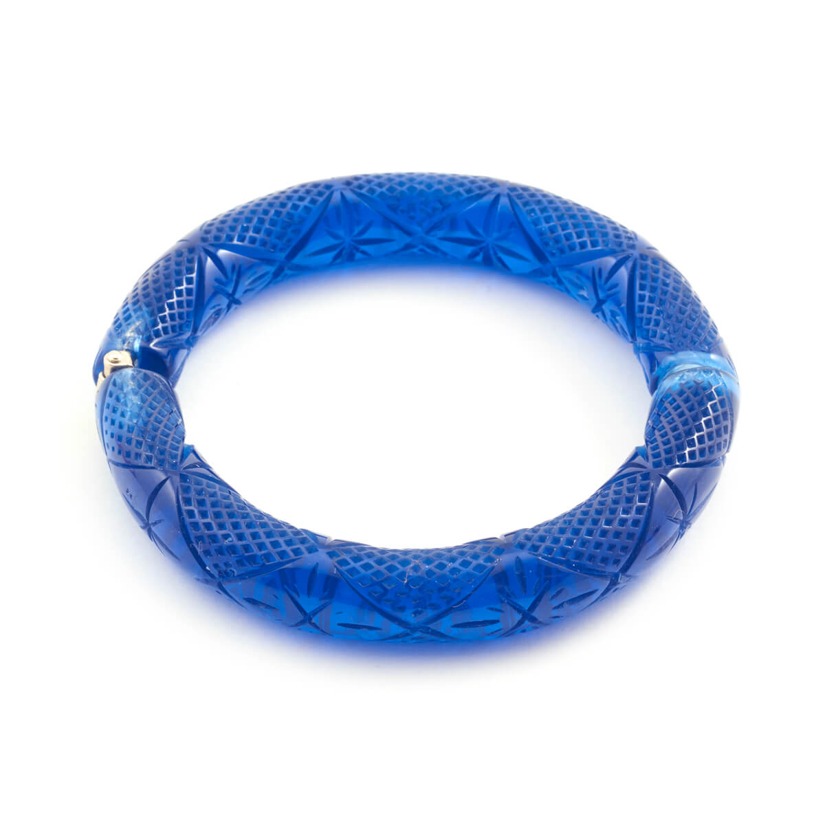 Etched Magnetic Cuff Sapphire