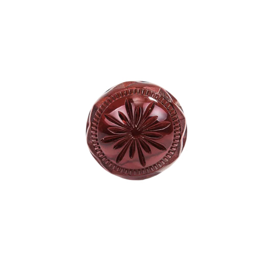 Large Dome Ring Amber